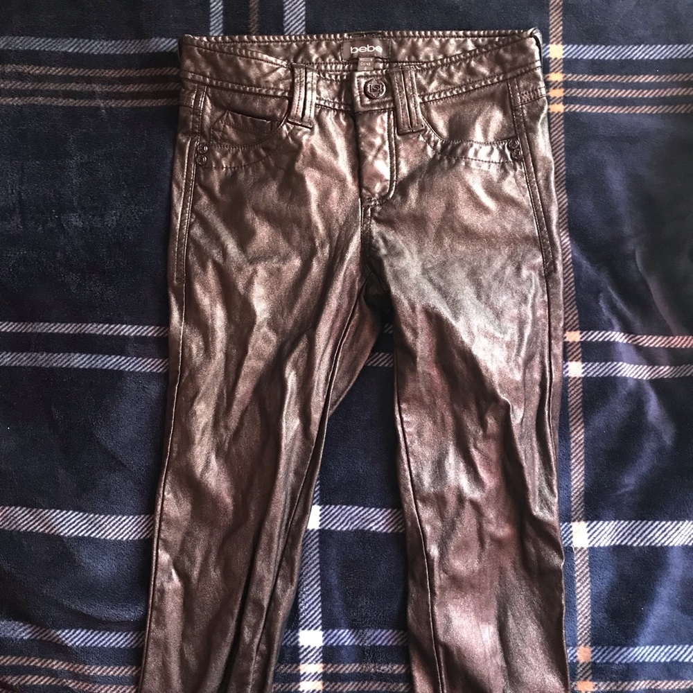 bebe Faux Leather Pants